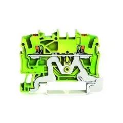 WAGO 2202-1207 2-Leiter-Schutzleiterk- lemme,mit Drcker,2,5 mm