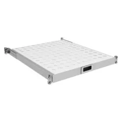 EFB 19" 1HE Fachboden ausziehbar, ET 550..650 mm, 30 kg, ST 800, RAL9005