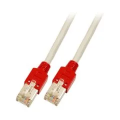 EFB RJ45 Patchkabel Cat.5e F/UTP LSZH Draka UC300 TM11rt crossed grau 2m