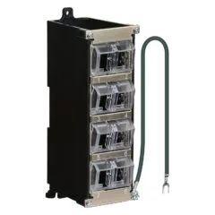 EFB Keystone Verteilergehuse 8-Port fr Hutschiene und Wandmontage, Kunststoff