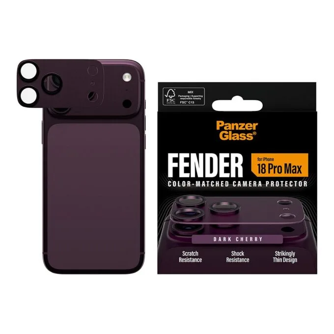Fender iP 18 Pro Max Dark Cherry Kameraschutz — image 2