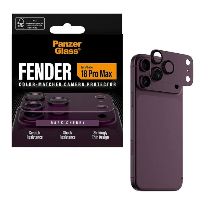 Fender iP 18 Pro Max Dark Cherry Kameraschutz — image 5