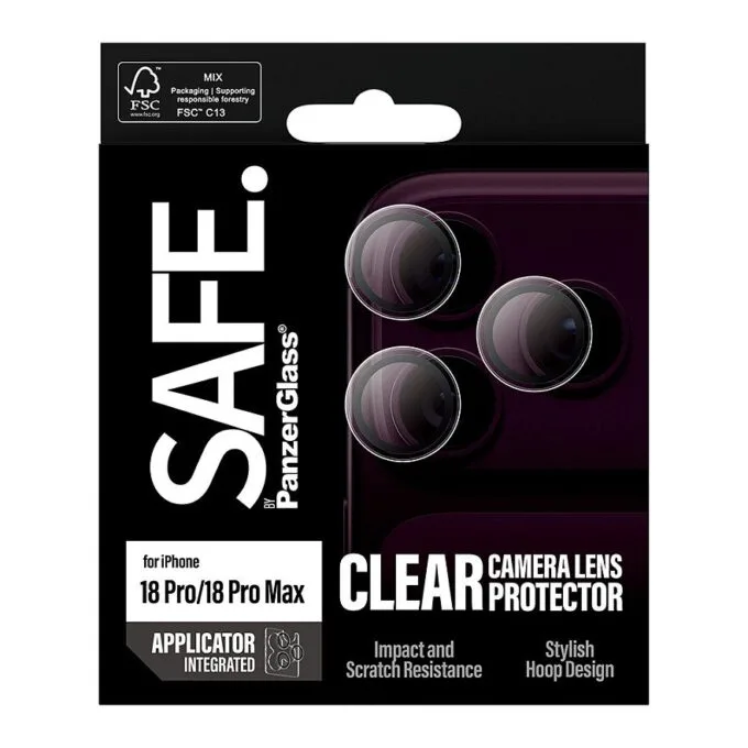 SAFE Kameraschutz iP17/18 Pro/Pro Max Transpar. — image 3