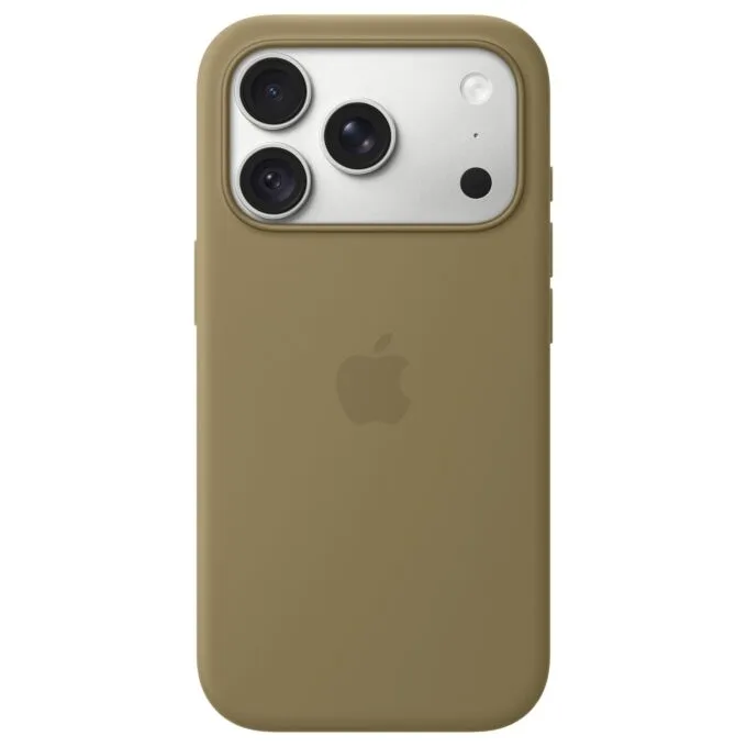 Silikon Case iPhone 18 Pro mit MagSafe (oliv) — image 1