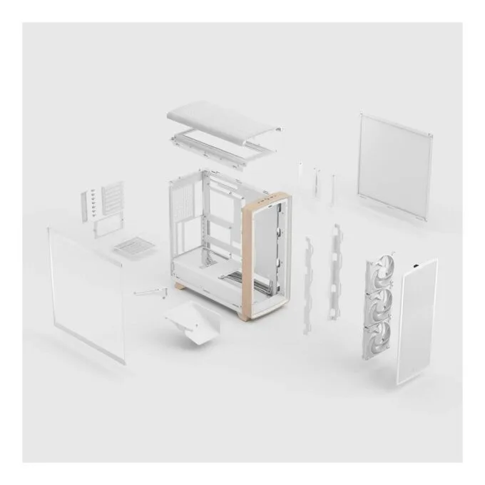 Fractal Design Summit - Chalk White TG Clear Tint — image 5