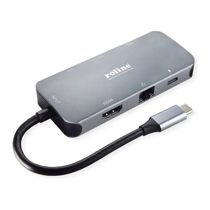 USB 3.2 Gen 2 Typ C Multiport Dockingstation 4K HDMI LAN — image 1