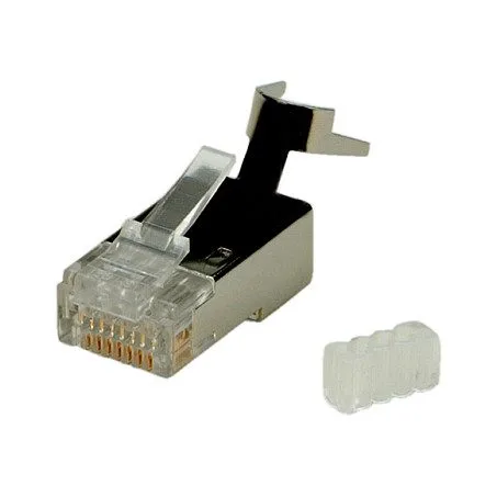 ROLINE Modular Plug geschirmt Kat.6 Class E für Massivdraht 10 Stck — image 1