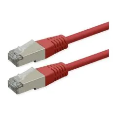 KAB ROLINE Patchkabel Cat.6 Class E PoE S/FTP PiMF rot 1,5m