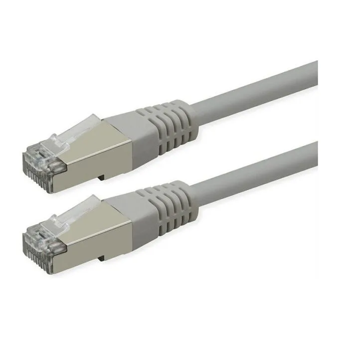 KAB ROLINE Patchkabel Cat.6 Class E PoE S/FTP PiMF grau 5m — image 1