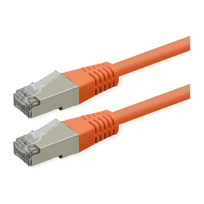 KAB ROLINE Patchkabel Cat.6 Class E PoE S/FTP PiMF orange 7m — image 1