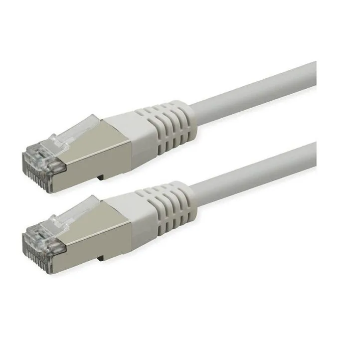 KAB ROLINE Patchkabel Cat.6 Class E PoE S/FTP PiMF weiss 10m — image 1