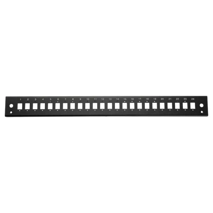 Equip 19" Patchpanel 24xLC-Duplex,SC-Simplex 1U Stahl sw — image 1