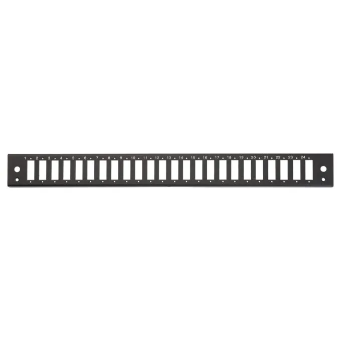 Equip 19" Patchpanel 24xSC-Duplex 1U Stahl sw — image 1