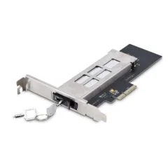 M.2 NVMe Wechselrahmen für PCIe x4 M2 PCIe Adapterkarte für M.2 SSD, werkzeuglose Installation PCIe Hot-Swap