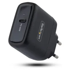 65W USB-C Laptop Charger Compact GaN Wall Charger for Dell XPS HP ProBook MacBook Pro Microsoft Surface Pro Black