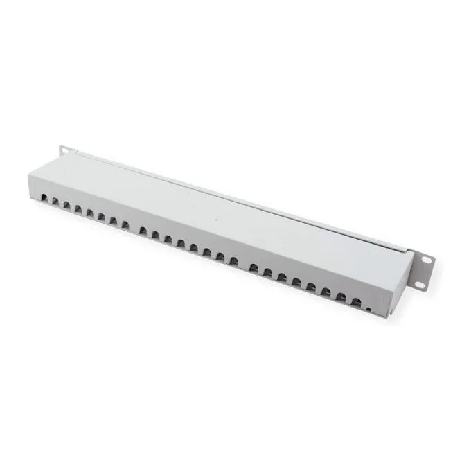 Kat.6A Class EA 19 Patchpanel 24 P geschirmt grau — image 5
