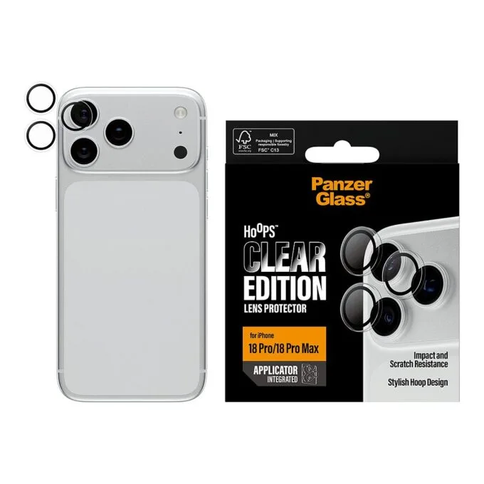 PanzerGlass Hoops Camera Lens Protector Transparent iPhone 18 Pro/ Pro Max — image 2