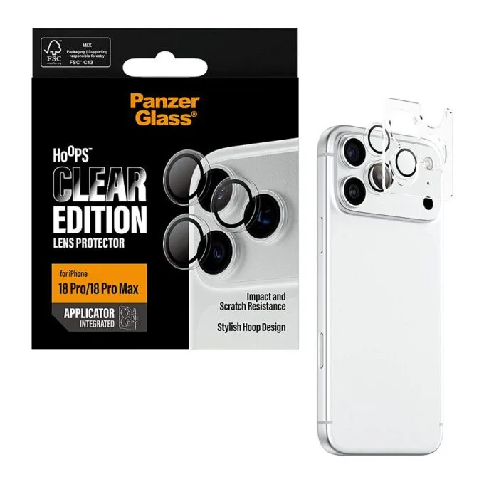 PanzerGlass Hoops Camera Lens Protector Transparent iPhone 18 Pro/ Pro Max — image 5
