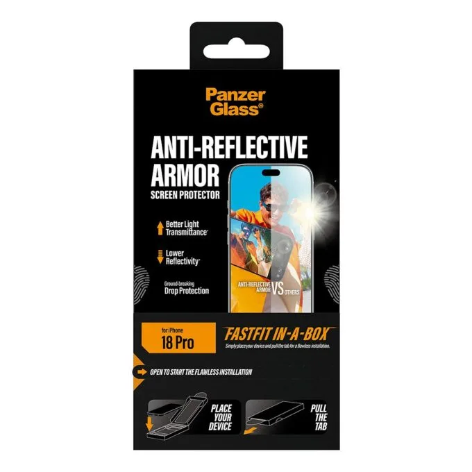 PanzerGlass Anti-reflective Armor Screen Protector iPhone 18 Pro — image 3