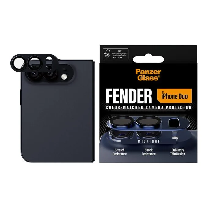 PanzerGlass Fender Camera Lens Protector midnight iPhone 18 Fold — image 2