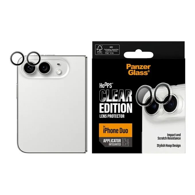 PanzerGlass Hoops Camera Lens Protector Transparent iPhone 18 Fold — image 2
