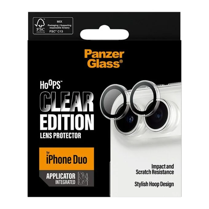 PanzerGlass Hoops Camera Lens Protector Transparent iPhone 18 Fold — image 3