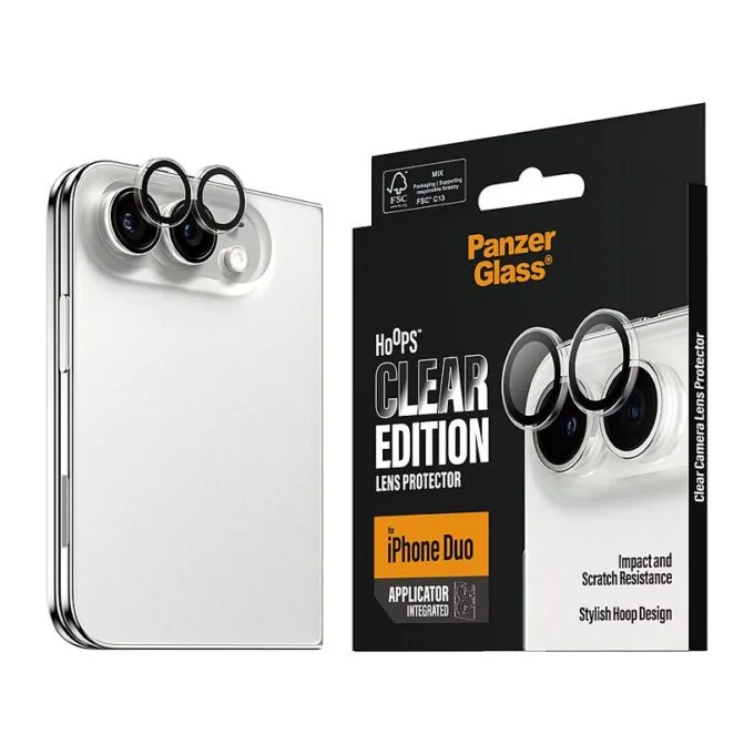 PanzerGlass Hoops Camera Lens Protector Transparent iPhone 18 Fold — image 6