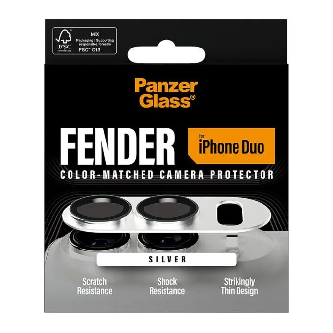 PanzerGlass Fender Camera Lens Protector silver iPhone 18 Fold — image 3