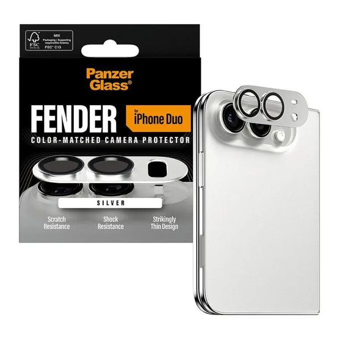 PanzerGlass Fender Camera Lens Protector silver iPhone 18 Fold — image 5