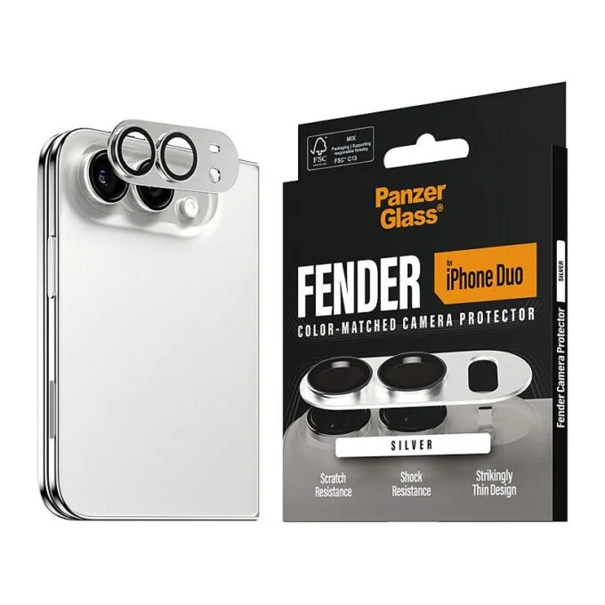 PanzerGlass Fender Camera Lens Protector silver iPhone 18 Fold — image 6