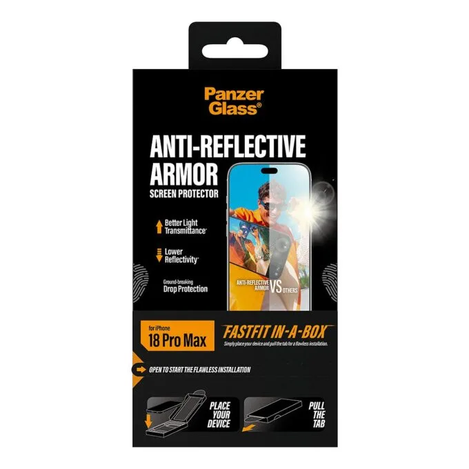 PanzerGlass Anti-reflective Armor Screen Protector iPhone 18 Pro Max — image 3