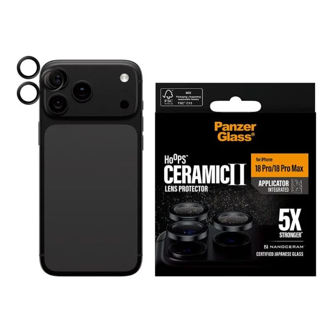 PanzerGlass Hoops Ceramic Camera Lens Protector iPhone 18 Pro/ Pro Max — image 2