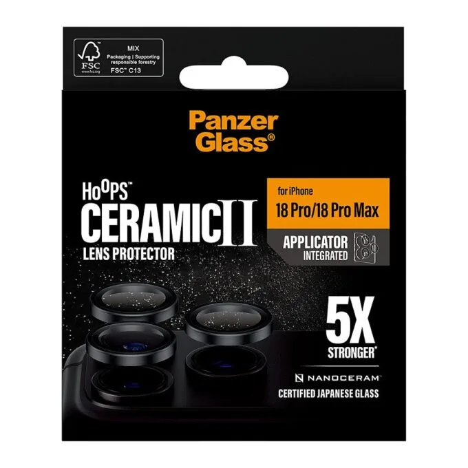 PanzerGlass Hoops Ceramic Camera Lens Protector iPhone 18 Pro/ Pro Max — image 3
