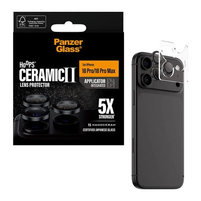 PanzerGlass Hoops Ceramic Camera Lens Protector iPhone 18 Pro/ Pro Max — image 5