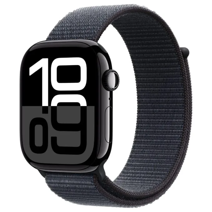 Watch 10 LTE 46mm Alu Loop, black (QLA) — image 1