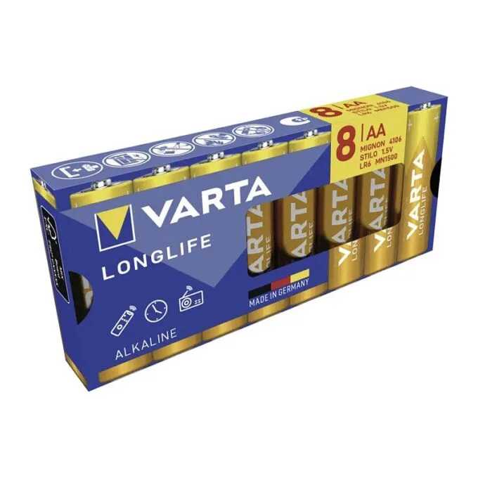 LONGLIFE Batterie AA LR6 Mignon 8er — image 1