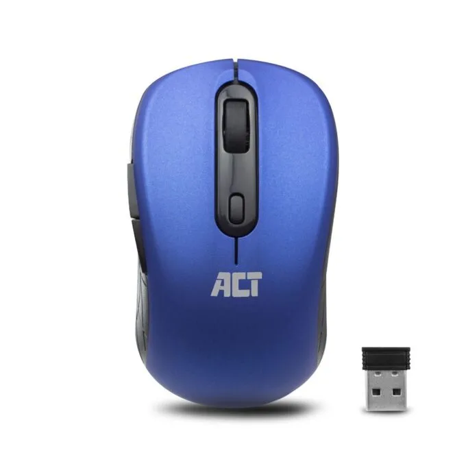Wireless Mouse, USB nano receiver, 1600 dpi, blue — image 1