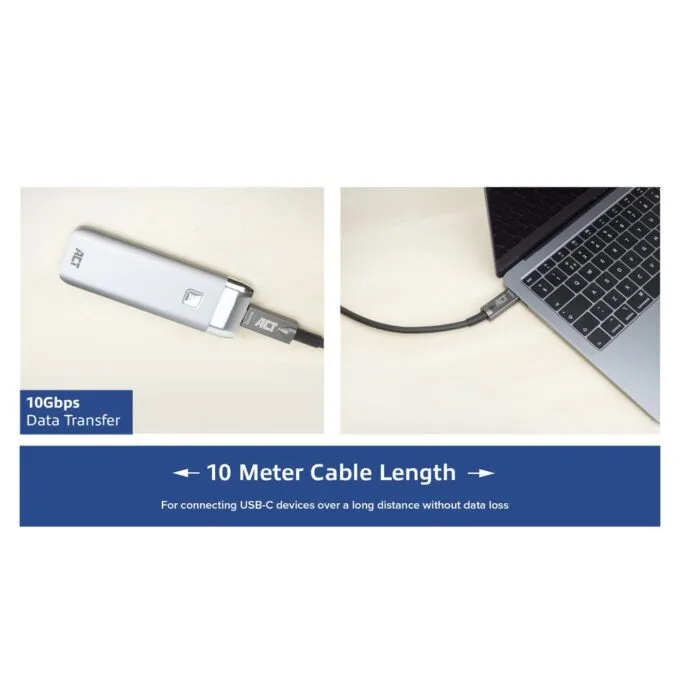 USB-C 3.2 Gen2 Active Optical Cable (AOC) connection cable, 3m — image 4