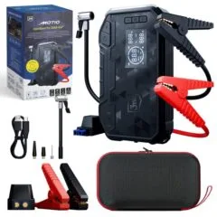 3mk Motio HyperBoost Pro 3000A 4w1 ™ with Smart Start Cables, Light, Powerbank and Air Compressor