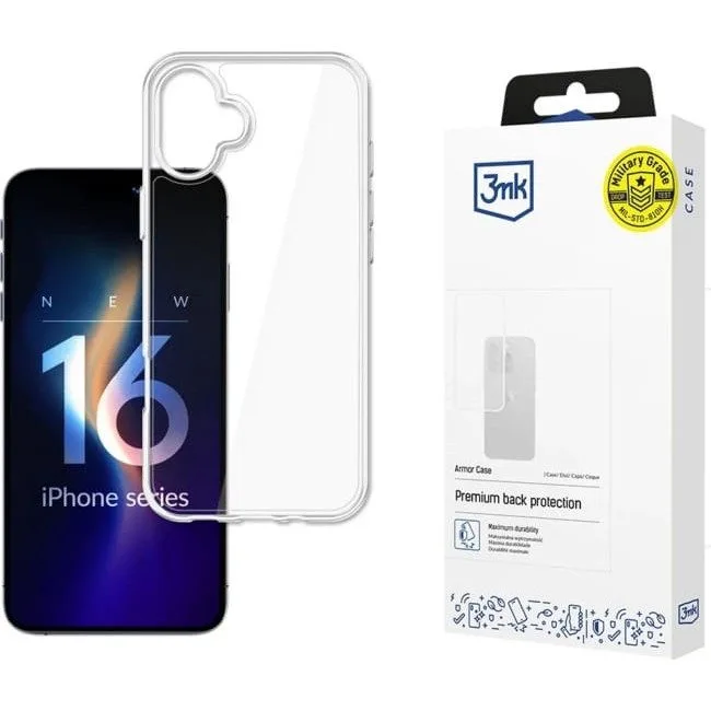 3mk Armor Case do Apple iPhone 16 przezroczysty — image 1
