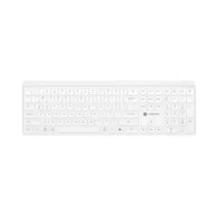 Klawiatura Natec Tang bezprzewodowa 100% (full-size) biała