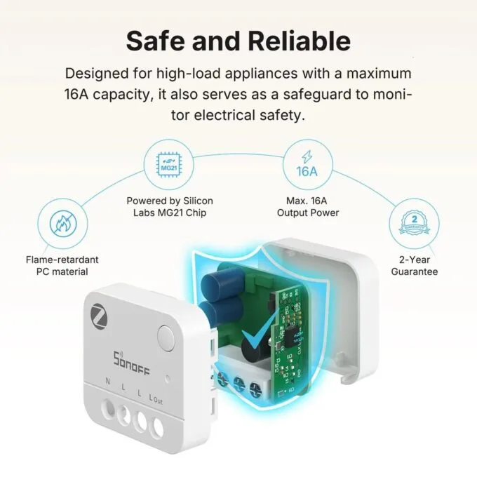 Sonoff Zigbee Smart Switch With Power Meter MINI-ZB1GP — image 6