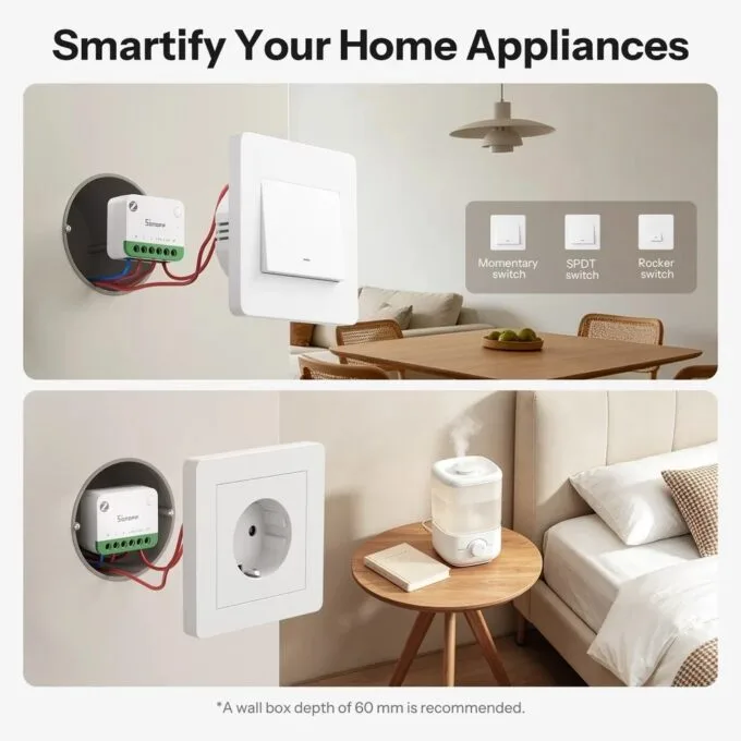 Sonoff Zigbee Smart Switch Compact MINI-ZB1GSP — image 3