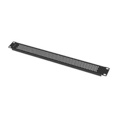 Lanberg Zaślepka do szaf 19" 1U perforowana czarna