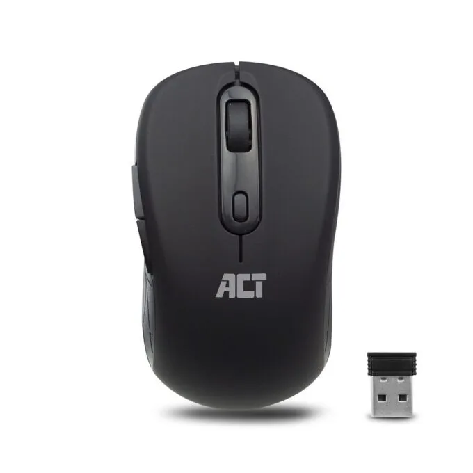 Wireless Mouse, USB nano receiver, 1600 dpi, black — image 1