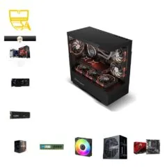 Custom 1080p Gaming PC - Ryzen 5 5600X, RTX 5060 Ti 8GB, 16GB DDR4, 500GB NVMe