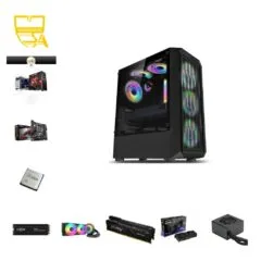 Custom Gaming PC - Ryzen 7 5700X, Intel Arc B570 10GB, 16GB DDR4, 1TB NVMe
