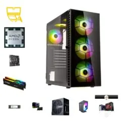 Custom Gaming PC - Ryzen 5 7500F, RTX 5060, 16GB DDR5, 1TB NVMe