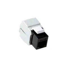 Keystone Jack CAT6 unshielded toolless white