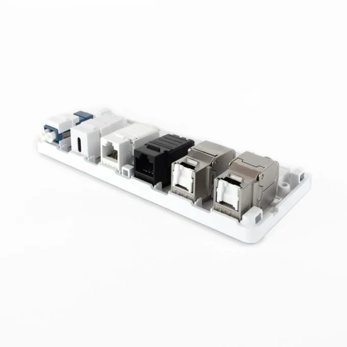 Unloaded surface keystone mount box for 6 keystone jacks — image 6